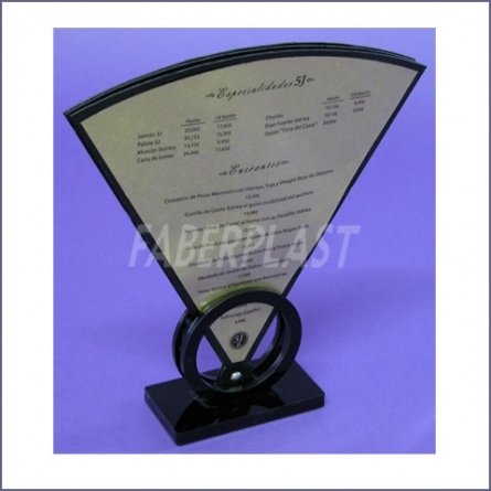 Menu Holder Plexiglas 5j
