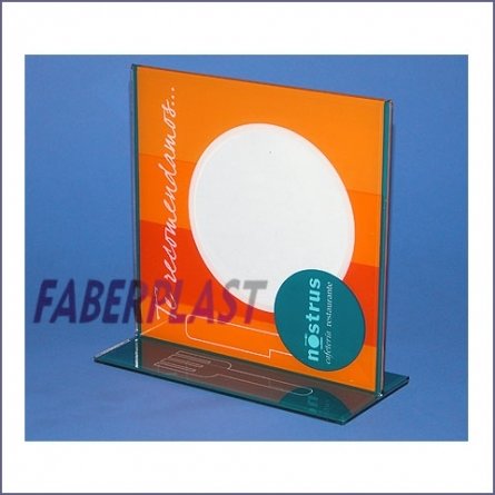 Acrylic Plexiglas Menu Holder Nostrus