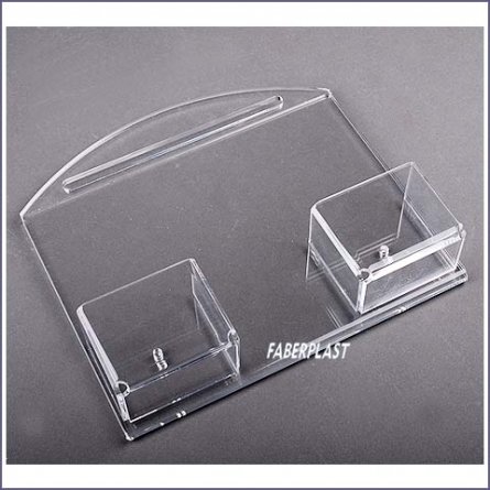 Acrylic Plexiglas Brochure Holder Duo Card