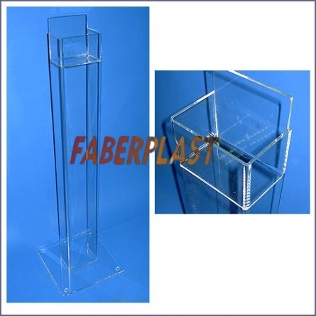 Acrylic Plexiglas Brochure Holder Tower