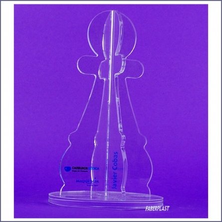 Acrylic Plexiglas Gift Pawn Iberian Carburos