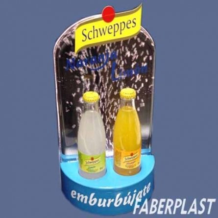 Refreshments Acrylic Plexiglas Display Schweepes