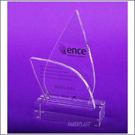 Acrylic Plexiglas Trophy Ence