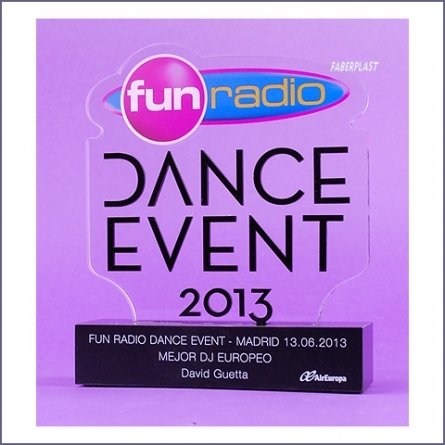 Acrylic Plexiglas Trophy Fun Radio