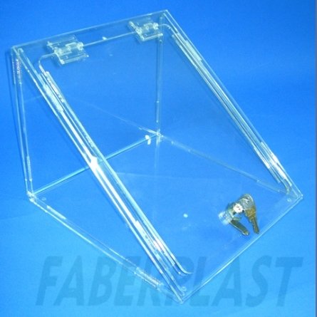 Acrylic Plexiglas Urn Triangular Exhibition