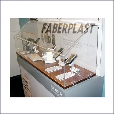 Acrylic Plexiglas Showcase Nokia