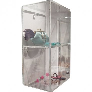 Plexiglas Showcases wall 