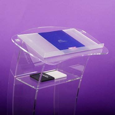 Acrylic lectern plexiglas events
