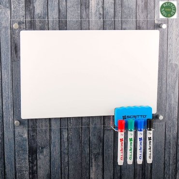 Whiteboards and cork boards